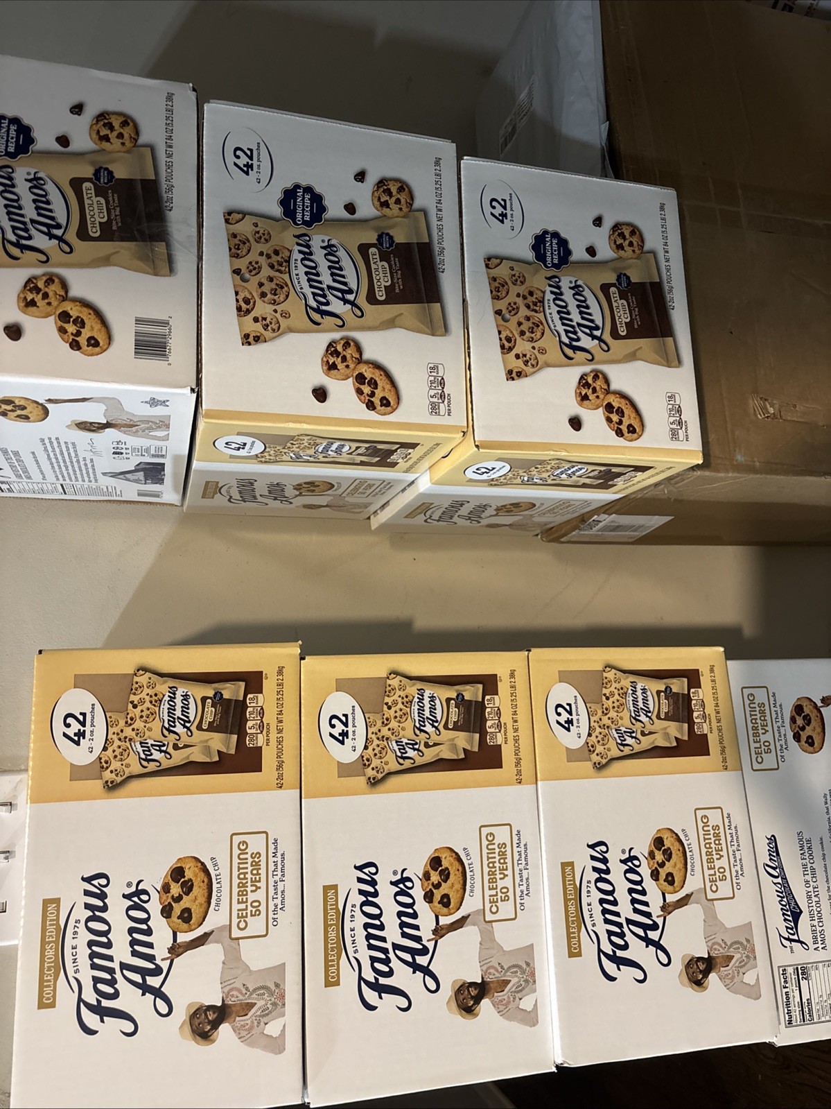 Famous Amos Chocolate Chip Cookies, 2 oz., 42 pk. gallery