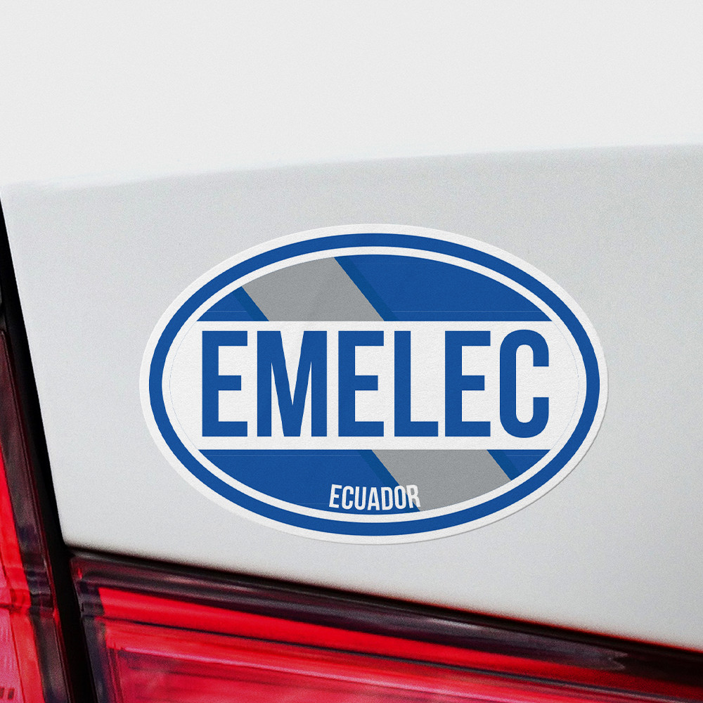 Emelec Ecuador 3 Pack Sticker Vinyl Decal Oval Auto Futbol Guayaquil gallery