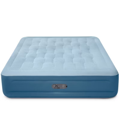 Intex Mid Rise Hexbeam 14" Electric Pump Queen Air Mattress - Dark gallery