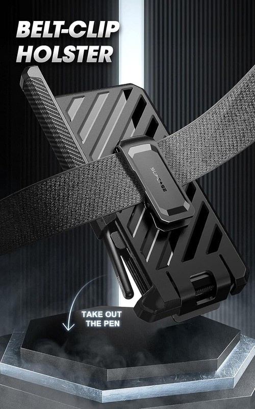 For Galaxy Z Fold 5 5G, SUPCASE Unicorn Beetle Dual Layer Case Pen Holder Cover gallery