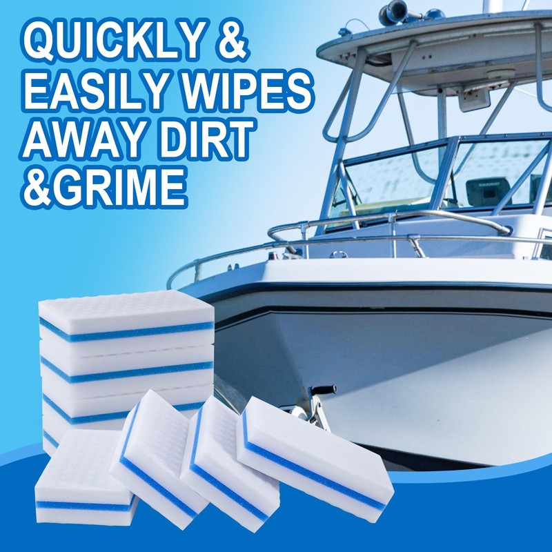 Upgrade Melamine Sponge, 100 Pack Extra Thick More Lasting 3X Density Premium... gallery