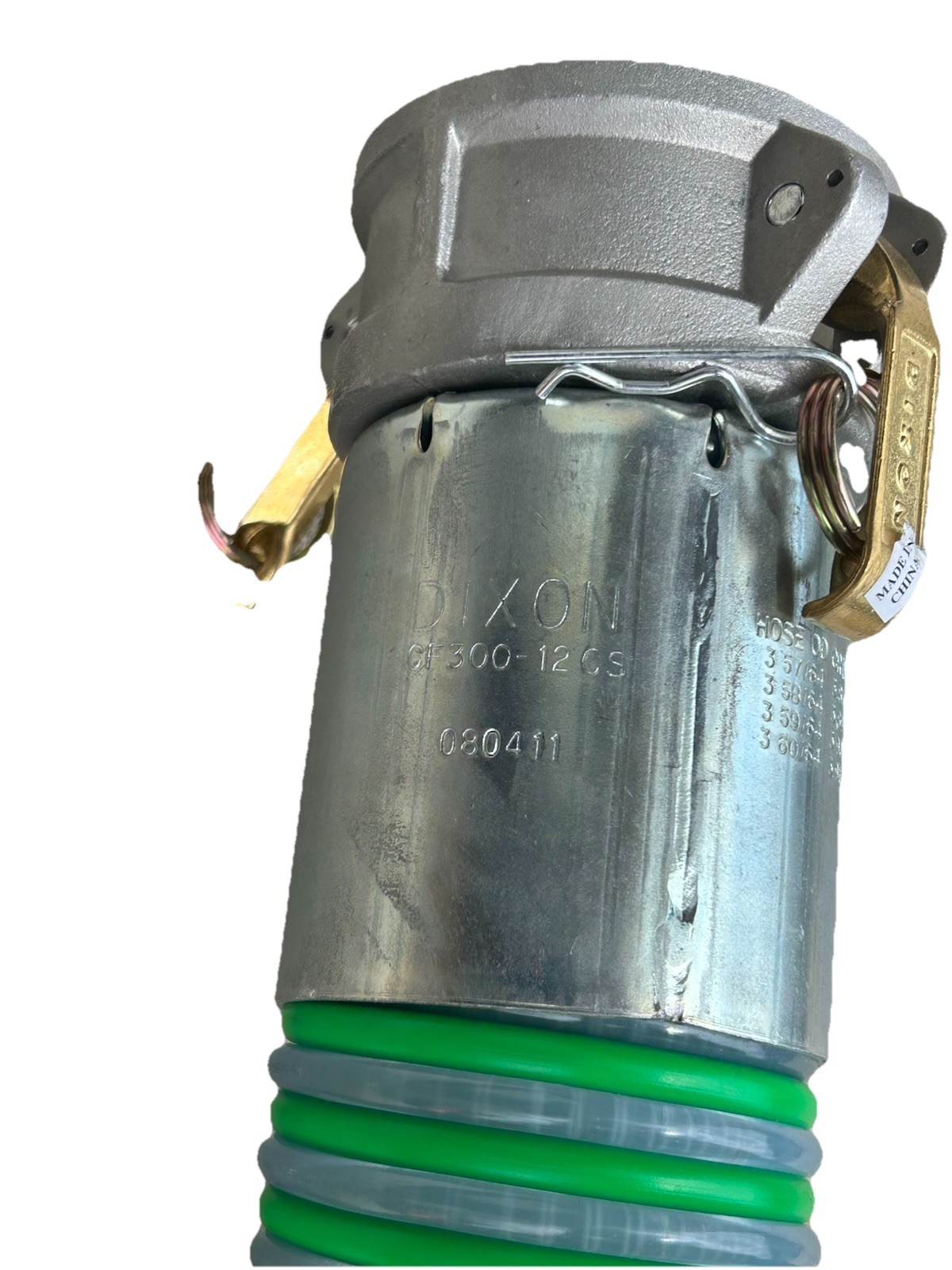 15ft Tigerdrop 3 in TDH Clear Fuel Drop Hose Assemblies w Part C Female Couplers gallery