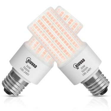 Corn Light Bulb, 250W Equivalent 30W 3750 Lumen Super Bright 3000K Warm Dayli gallery