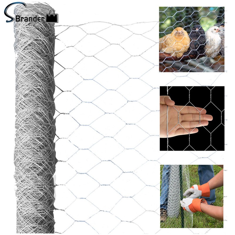 72"×150' High Quality Galvanized Poultry Net Metal Fencing Chicken Wire 2" Holes gallery