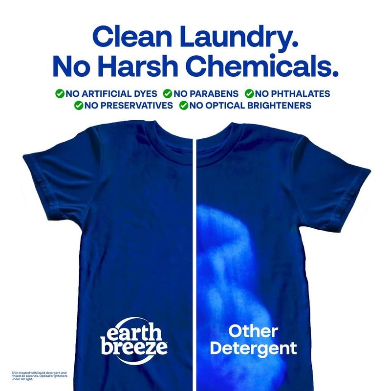 Earth Breeze Laundry Detergent Sheets-Fragrance Free-No Plastic Jug (60 Loads) gallery