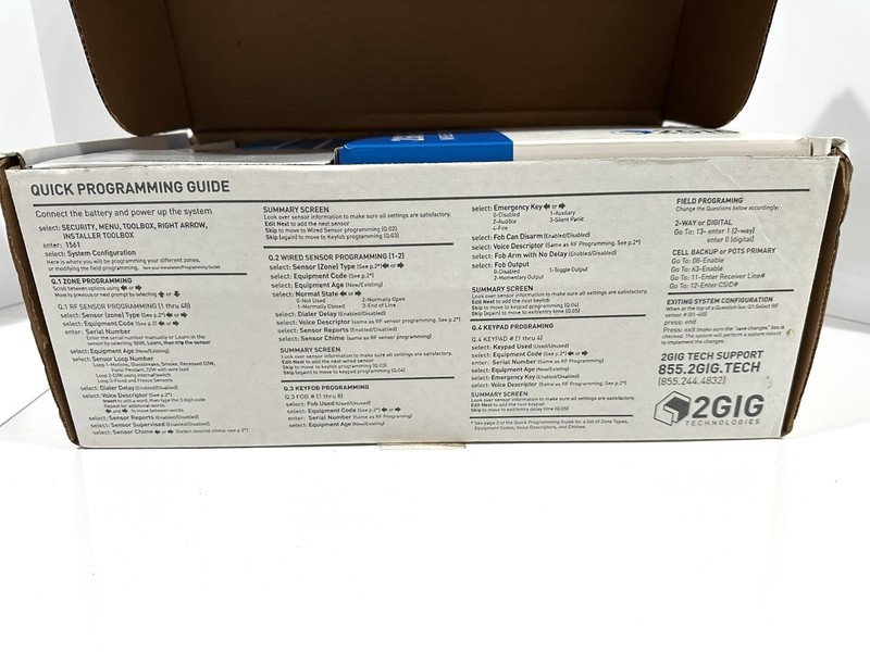 2GIG Security Kit w Wireless Keypad, Door/Window, Doorbell, Motion Detector, Fob gallery