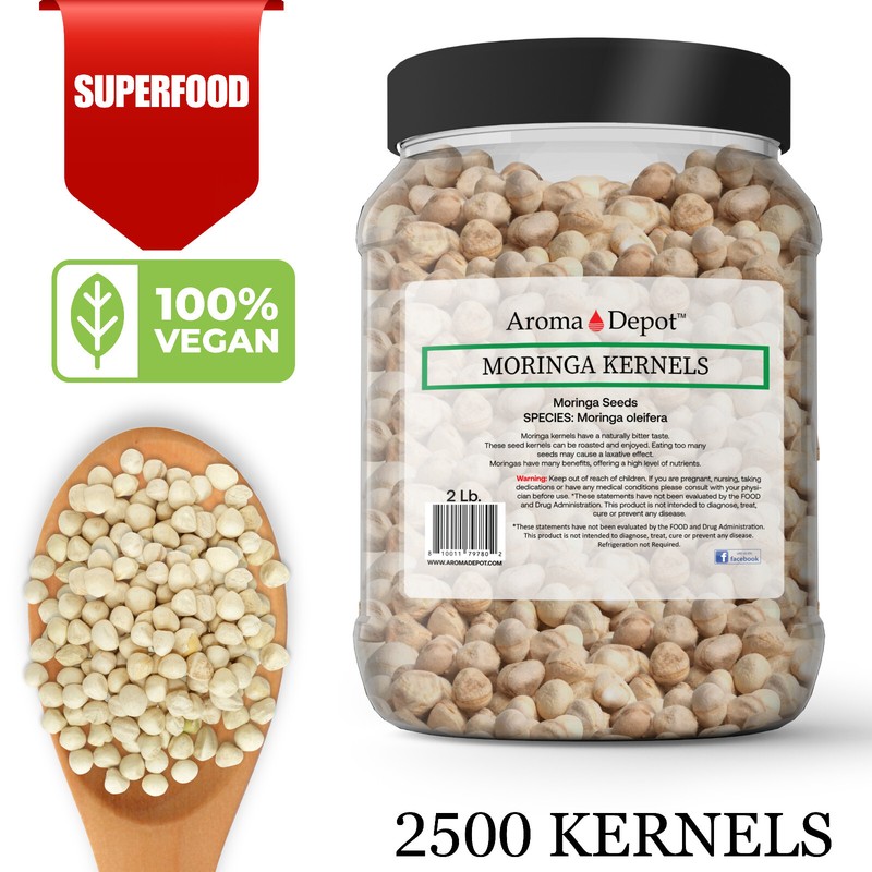 Moringa KERNEL 2 lb. shelled Granos 2500 Semillas de Moringa Seeds oleifera Bulk gallery