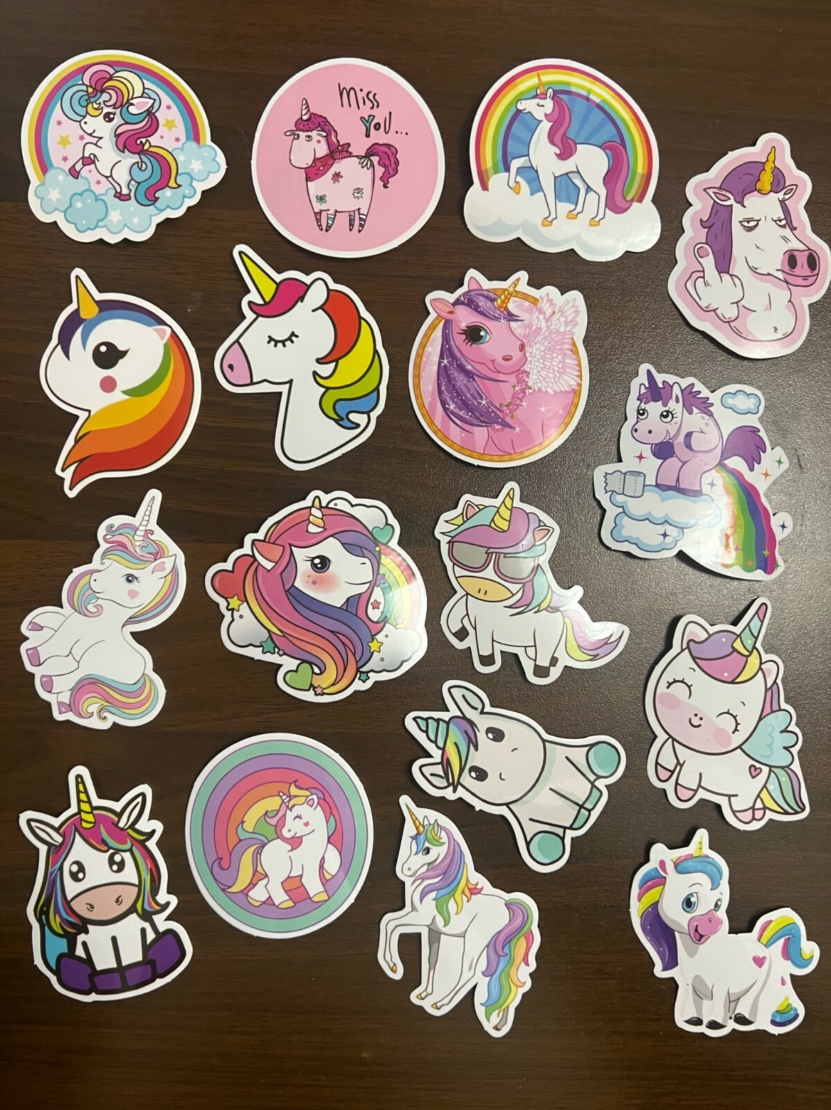 UNICORN~ B~ Cartoon~ Stickers Pack~ anime 50 PC gallery
