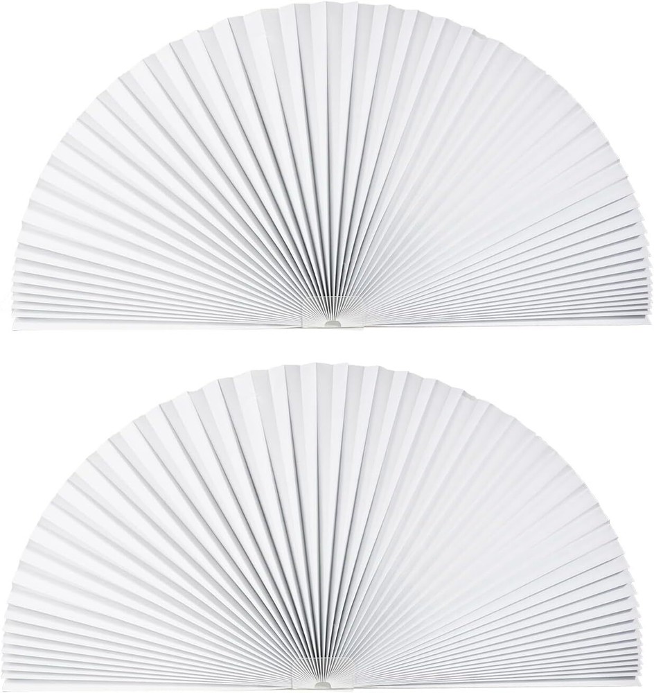 Arch Window Light Filtering Pleated Shade Blinds For Semicircle Arch Window 60%7