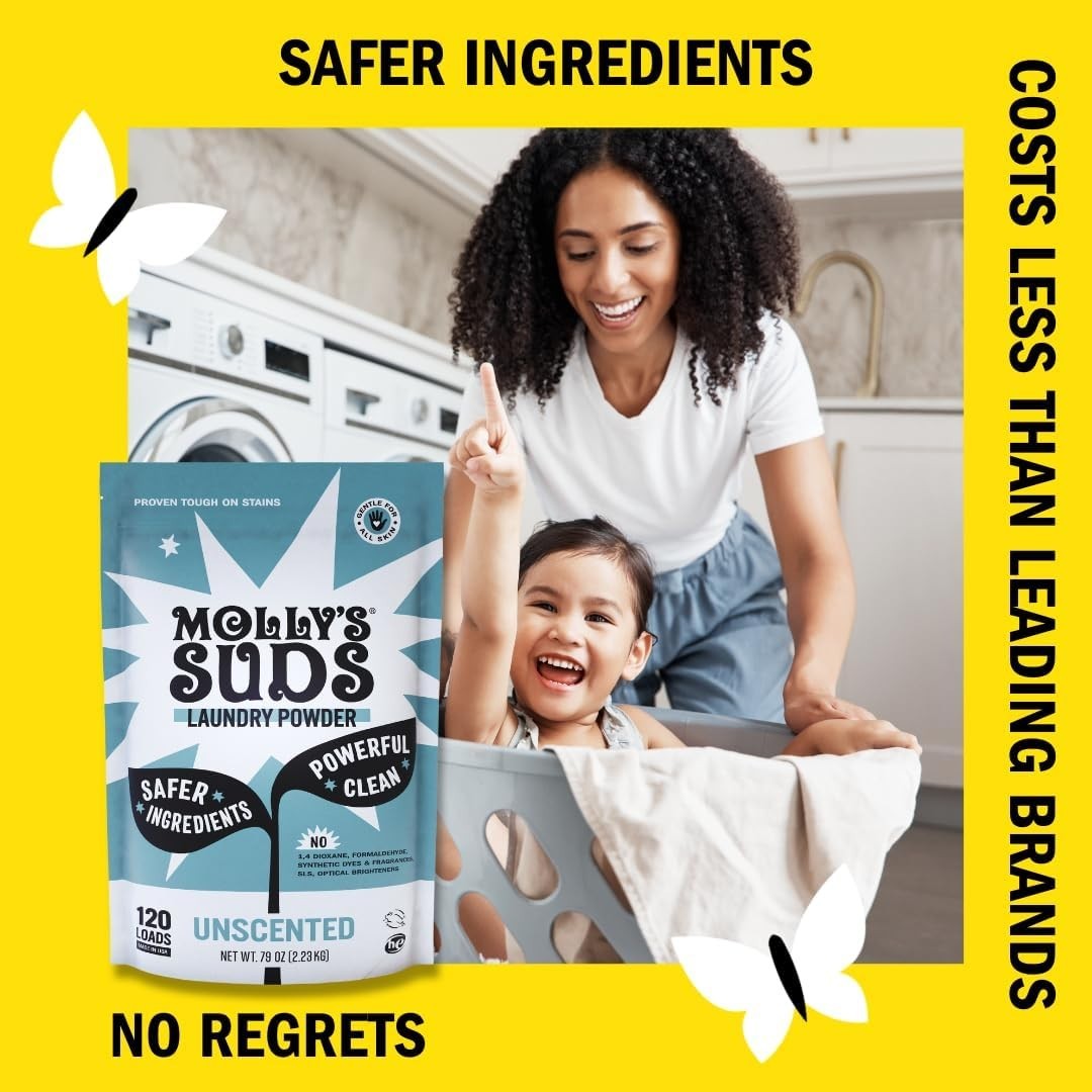 Molly's Suds Original Laundry Detergent Powder | Clean Laundry Detergent Powder gallery