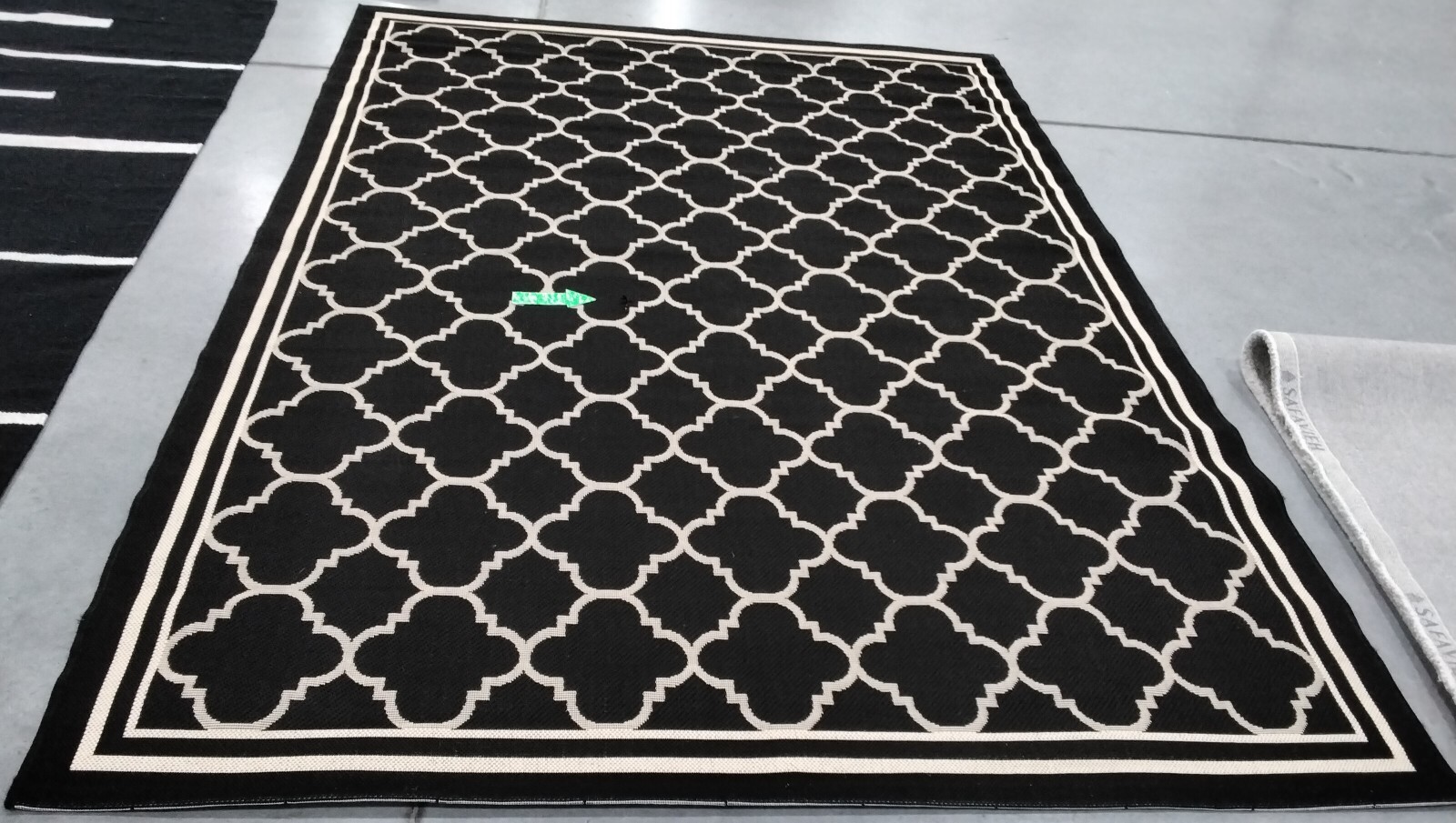 BLACK / BEIGE 6'-7" X 9'-6" Damaged Rug, Reduced Price 1172754188 CY6918-226-6 gallery