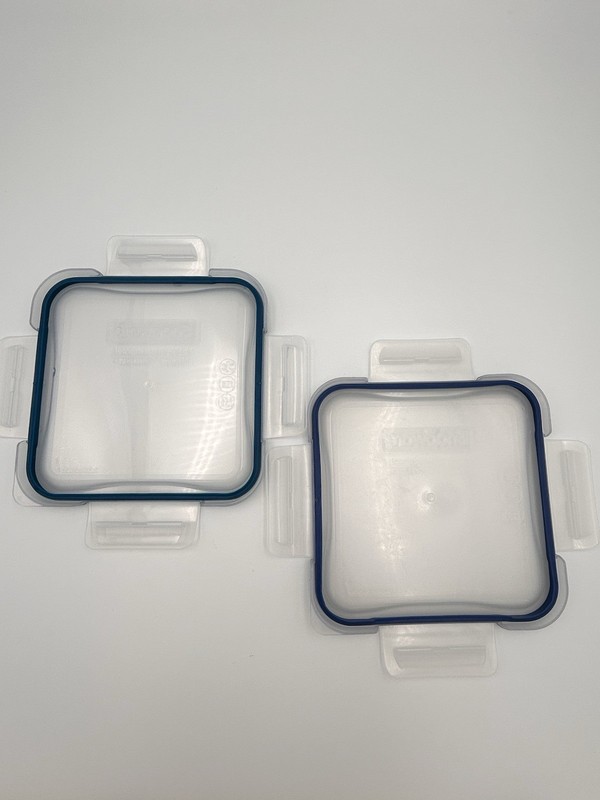 2 Snapware Pyrex Replacement Lids 6.5” Square Airtight Food Storage Covers gallery