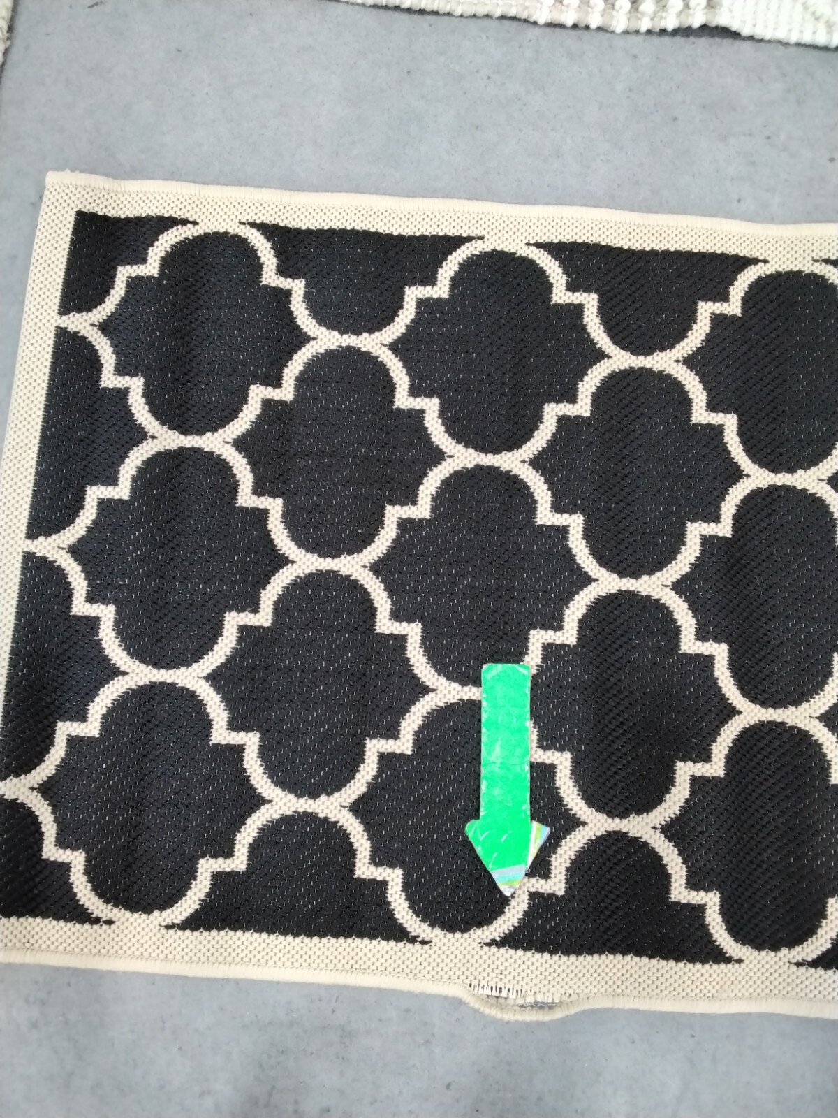 BLACK / BEIGE 2'-3" X 8' Damaged Rug, Reduced Price 1172743221 CY6914-266-28 gallery