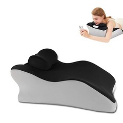 Reading Prone, Ergonomic Back Support Pillow for Bed Sitting Up Prone Pillow …