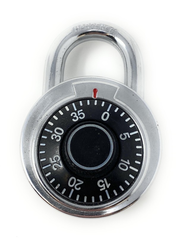 Standard Dial Combination Lock, 2 in. Wide with Different Combination gallery