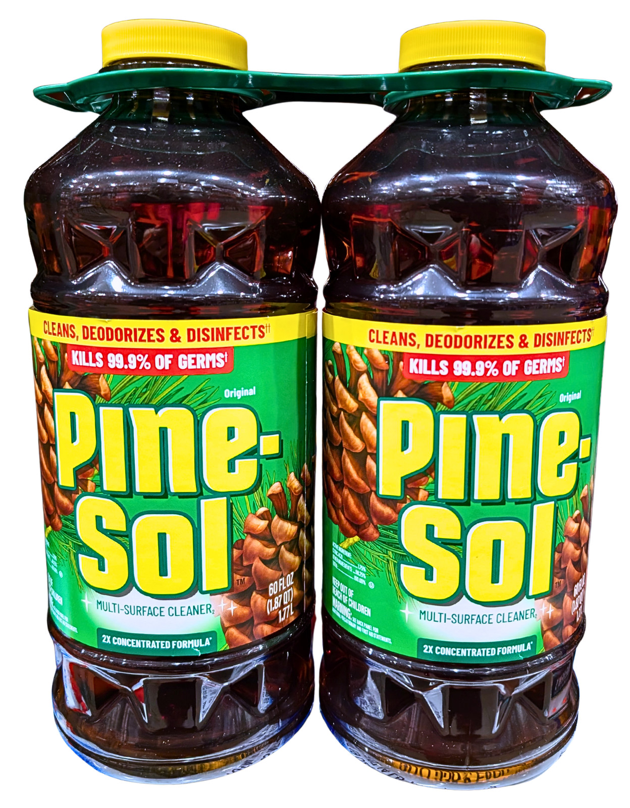 Pine-Sol Multi-Surface Cleaner 2X Concentrated Original 2 Count x 60 Fl Oz gallery