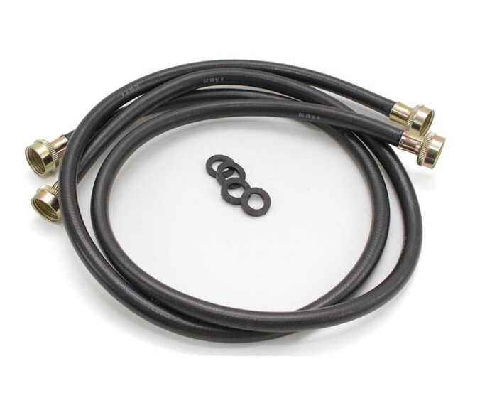 2x 6 Ft Washing Machine Water Inlet Hose w/ Rubber Washer O-Ring TJ726RBFFP NEW gallery