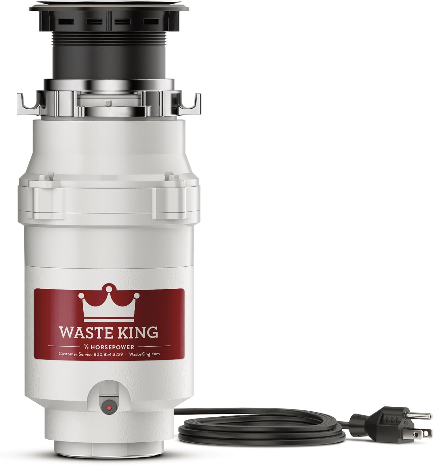 Garbage Disposal for Kitchen Sink with Power Cord, Compact Food Waste Disposer, gallery