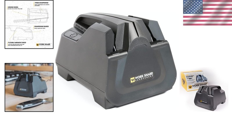 Premium Electric Knife Sharpener with Ceramic Hone - 3-Year Warranty Included gallery