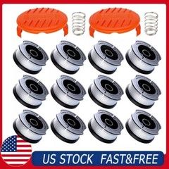 BLACK+DECKER AF100 Replacement String Trimmer Line Spool Weed Eater Edger-12PK