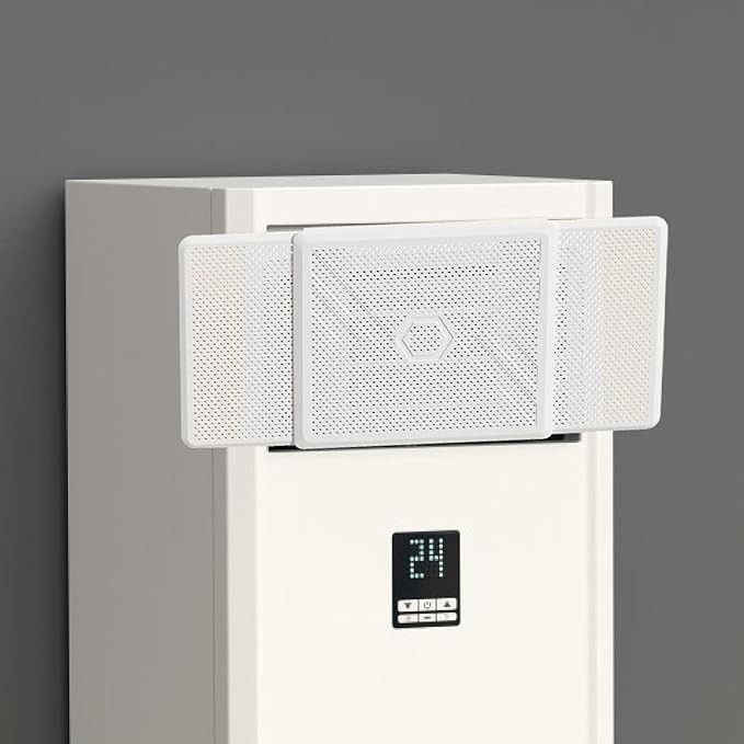 Air Conditioner Deflector for Window Floor Vent Units Lightweight Adjustable PP gallery