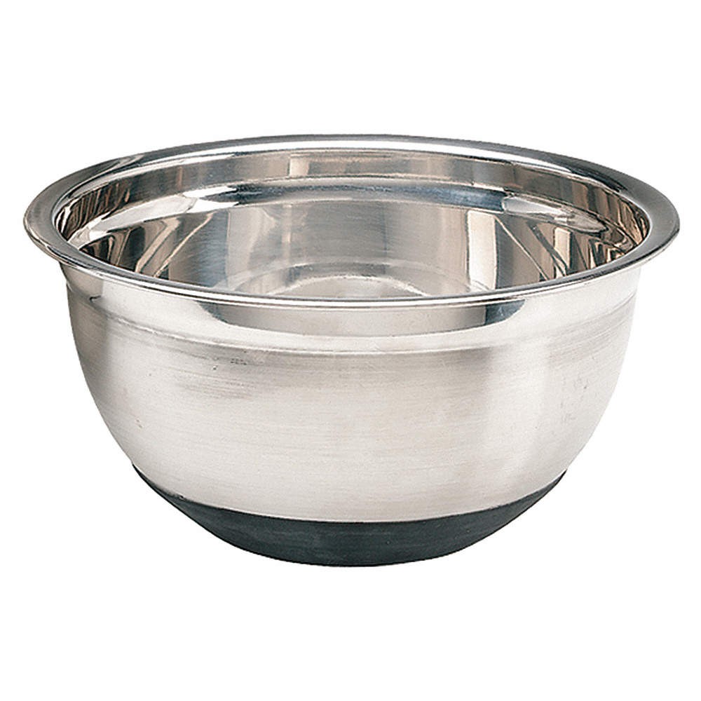CRESTWARE MBR03 Mixing Bowl,Stainless Steel,3 qt. PK 10 gallery