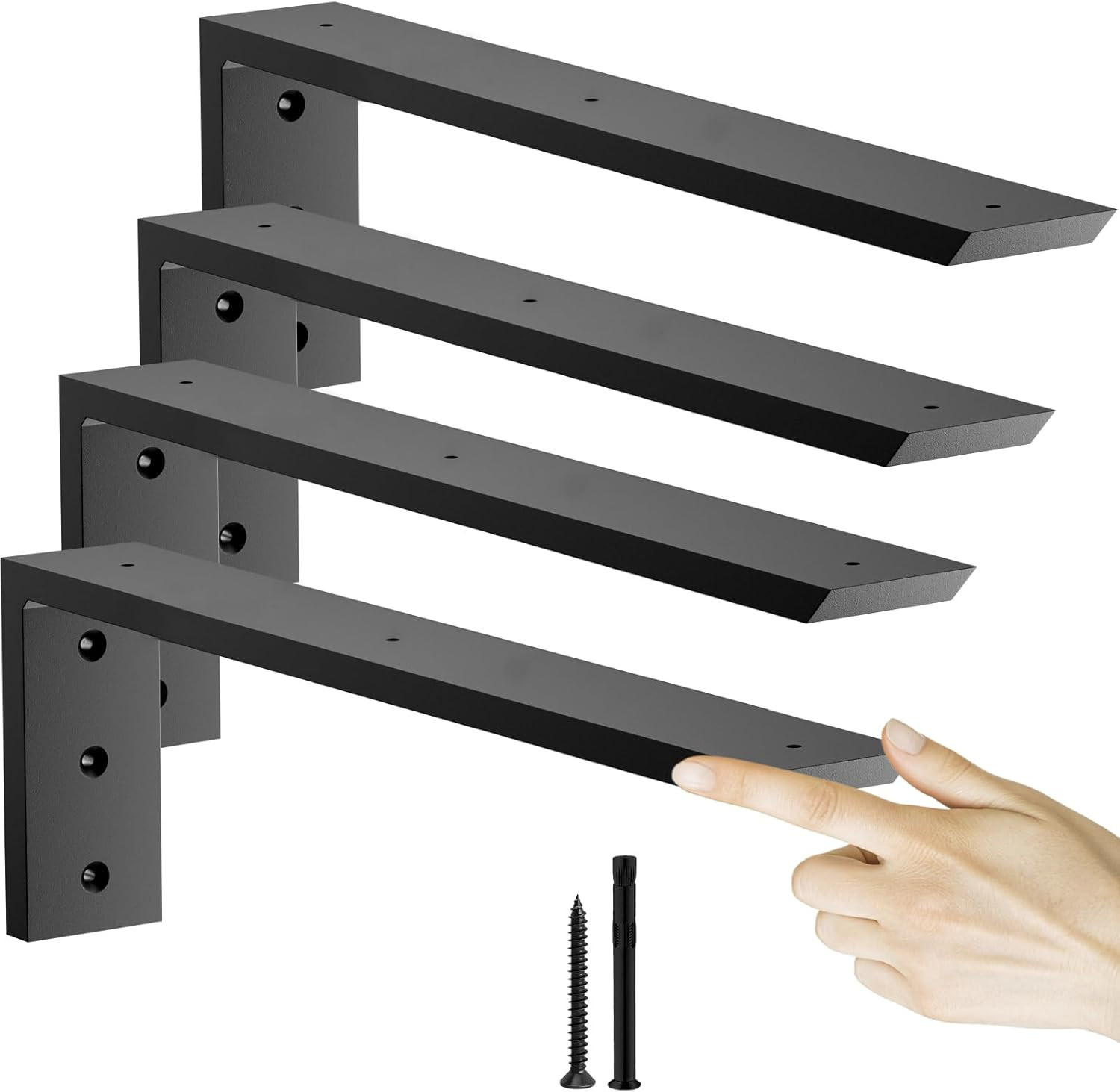 Countertop Support Bracket 16 Inch 4 Pack (3/8" Thick),Premium Heavy Duty Granit gallery