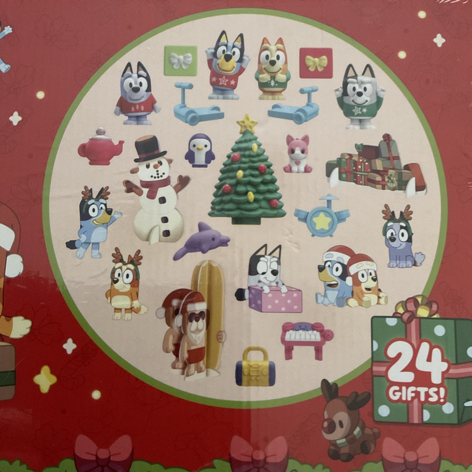 Bluey Mini Figures Christmas Advent Calendar 24-Day Christmas Calendar Countdown gallery