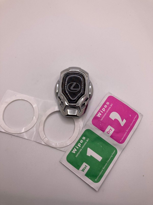 Mask Style push button start cover w/logo gallery