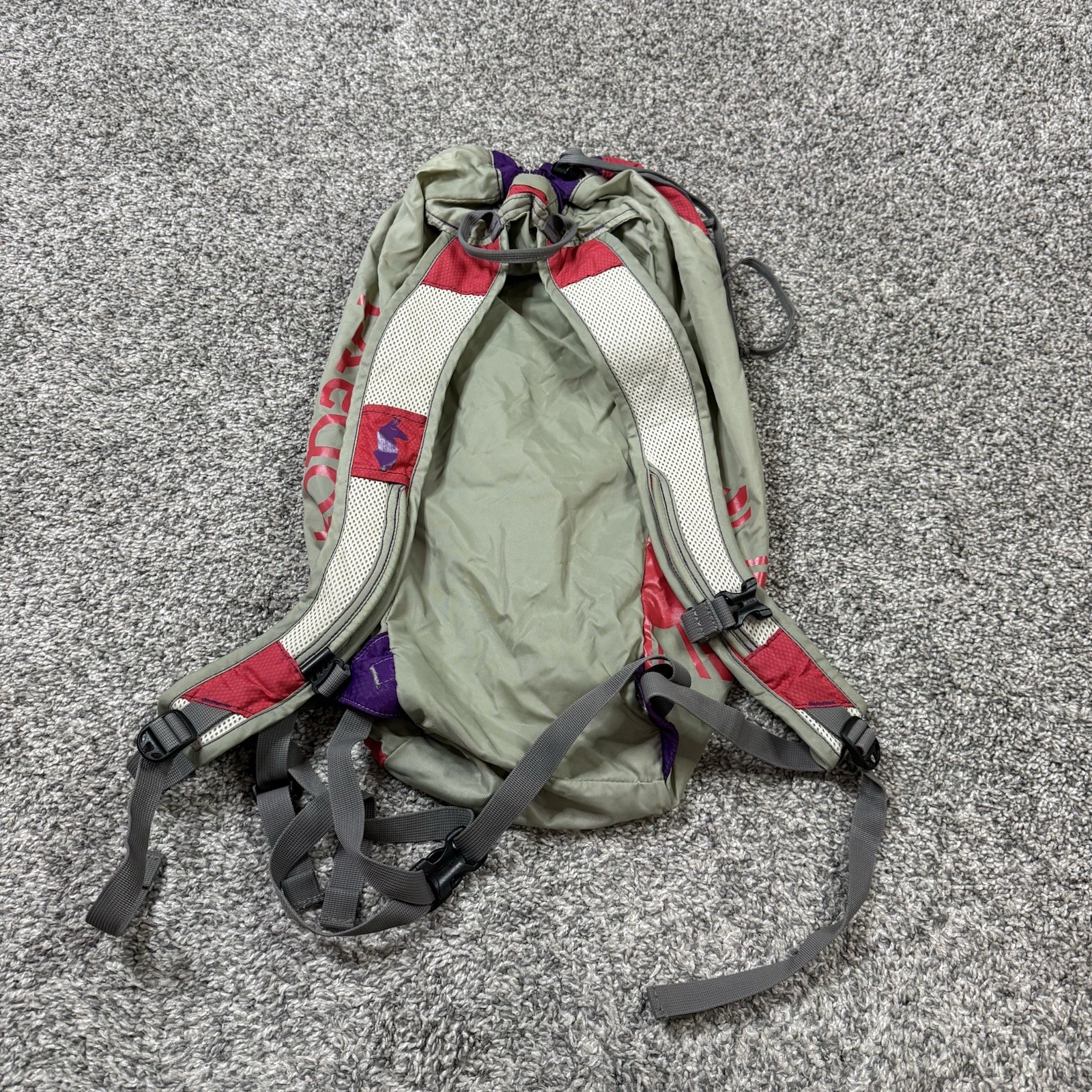 Cotopaxi Multi Top Drawstring Luzon 18L Hiking Backpack Logo Red 3