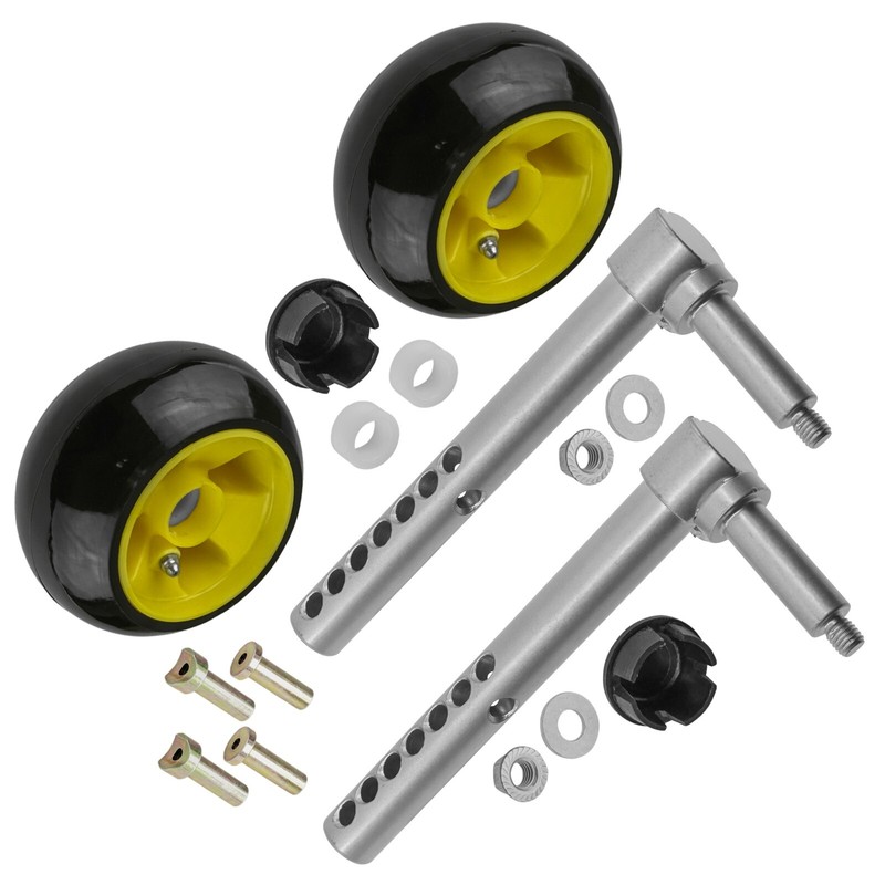 Deck Wheel Kit w/Arm for John Deere X585 X595 X700 X720 X724 48" 54" 62" 2x gallery