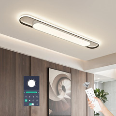 4Ft Modern Smart LED Linear Ceiling Lights Dimmable LED Ceiling Lamp with (48″)