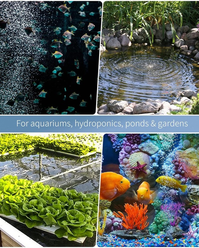 Pawfly 254 GPH Aquarium Air Pump Basic Standard (Up to 300 Gallon), Gold gallery