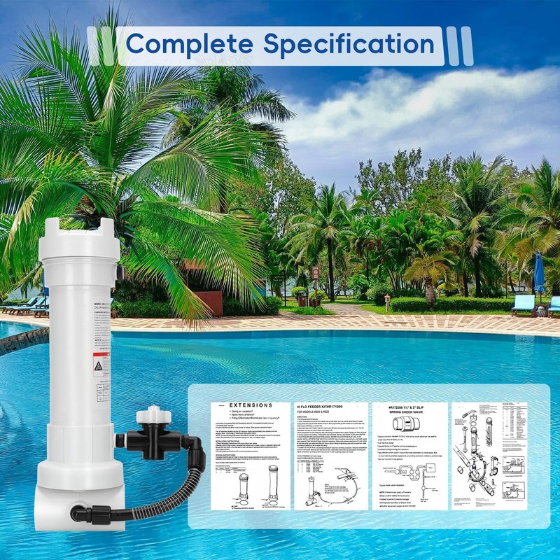 320 Chlorinator R171096 Compatible with Rainbow 320 Automatic in-Line white gallery