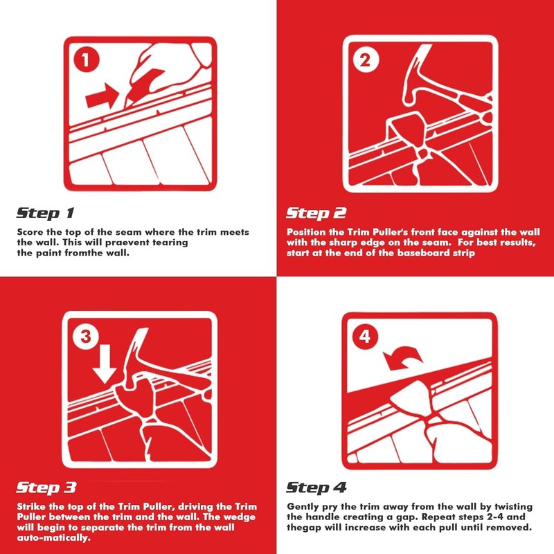 Goldblatt Trim Puller Removal Multi-Tool for Flooring Baseboard Molding Removals gallery