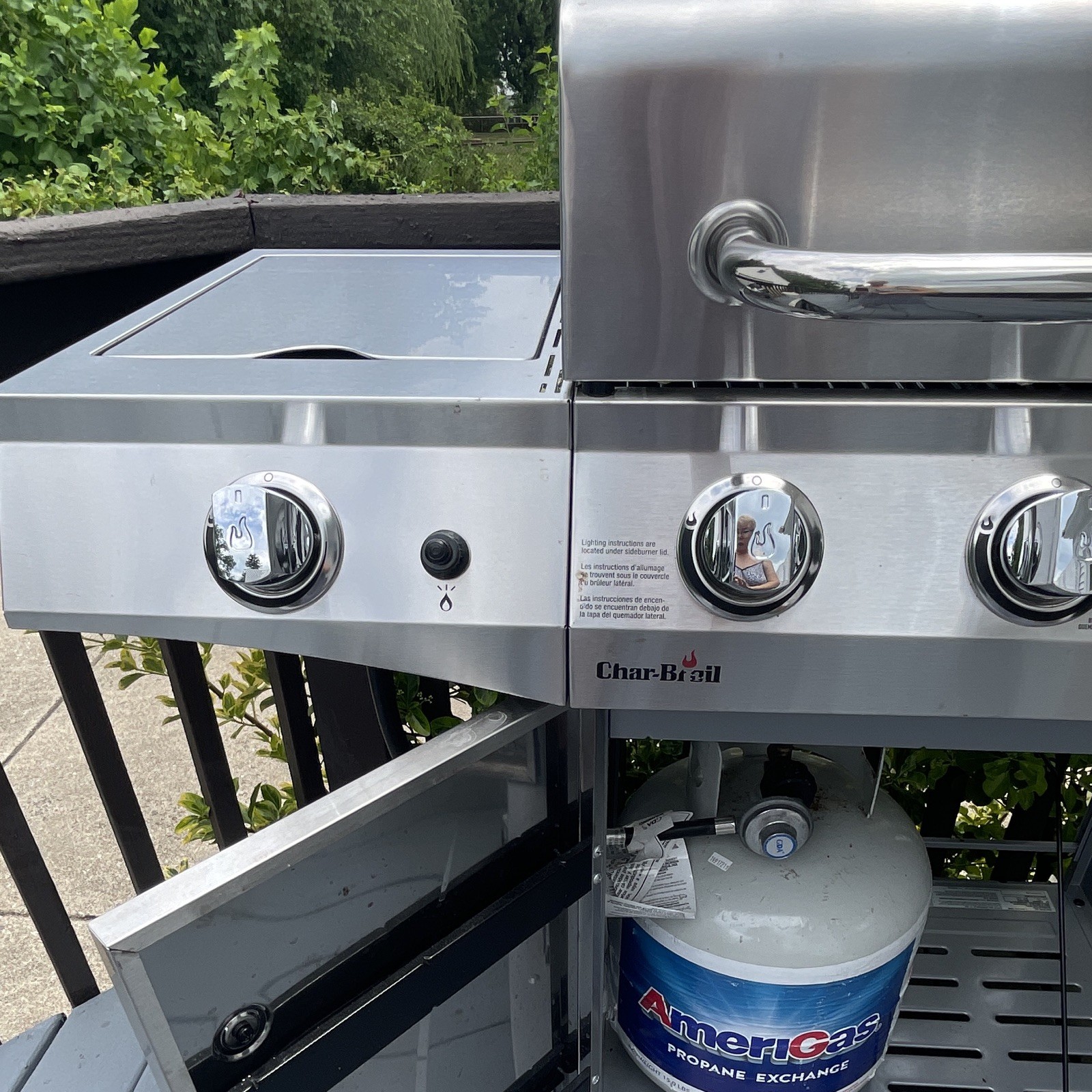 Char-Broil Performance 5-Burner Propane Grill w/ Side Burner Silver gallery