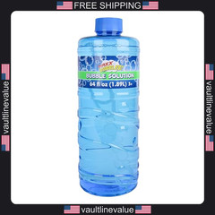 Sunny Days 64oz Bubble Solution Refill with Wand Non Toxic Dye Free for Bubble