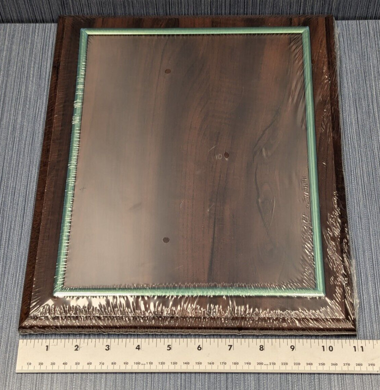 Beautiful Walnut Certificate Plaque 8.25" x 10.75" Display your Credentials! gallery