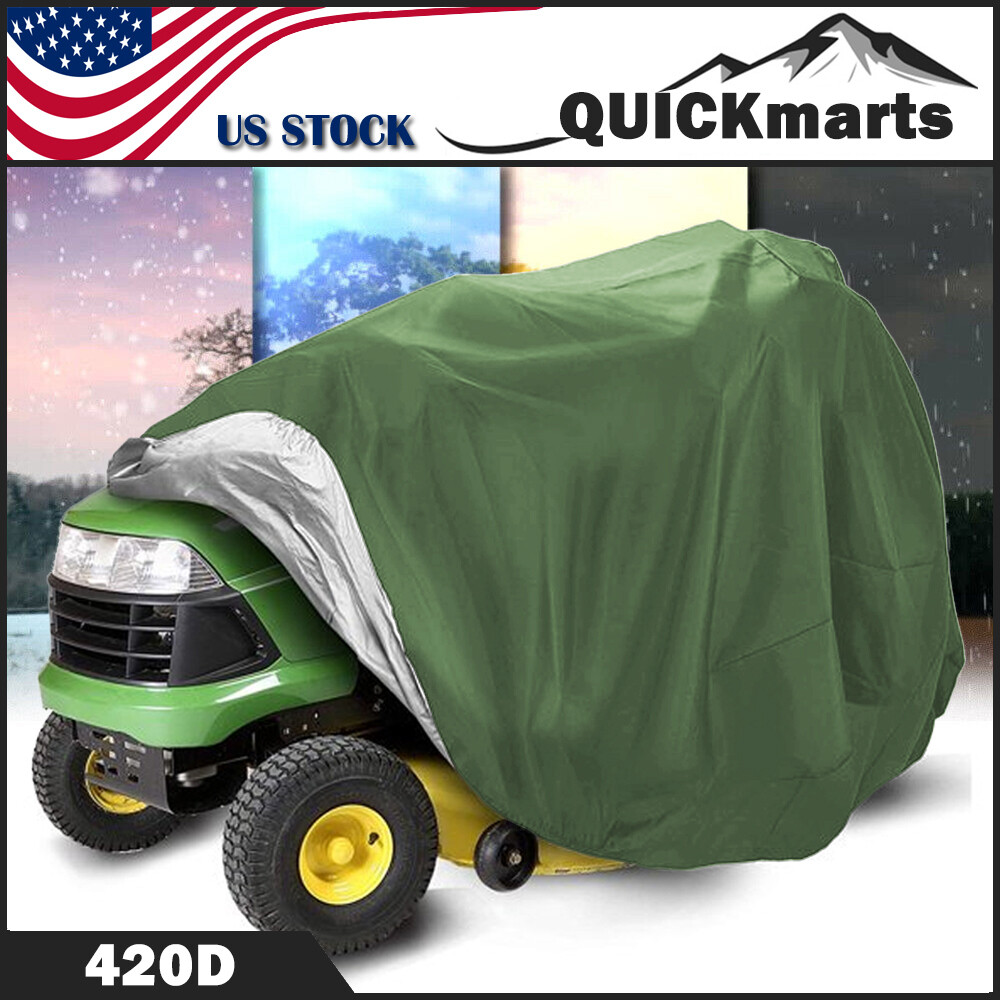 Heavy Duty Waterproof Riding Lawn Mower Cover Tractor UV Protection Garden Yard gallery