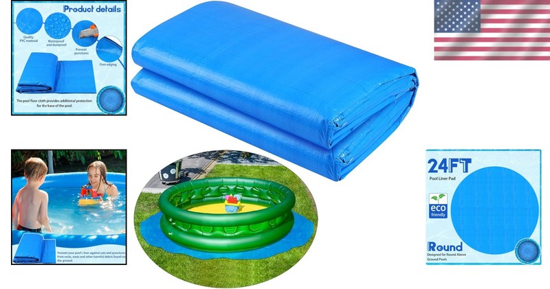 Round Swimming Pool Ground Cloth - Extend Liner Life gallery
