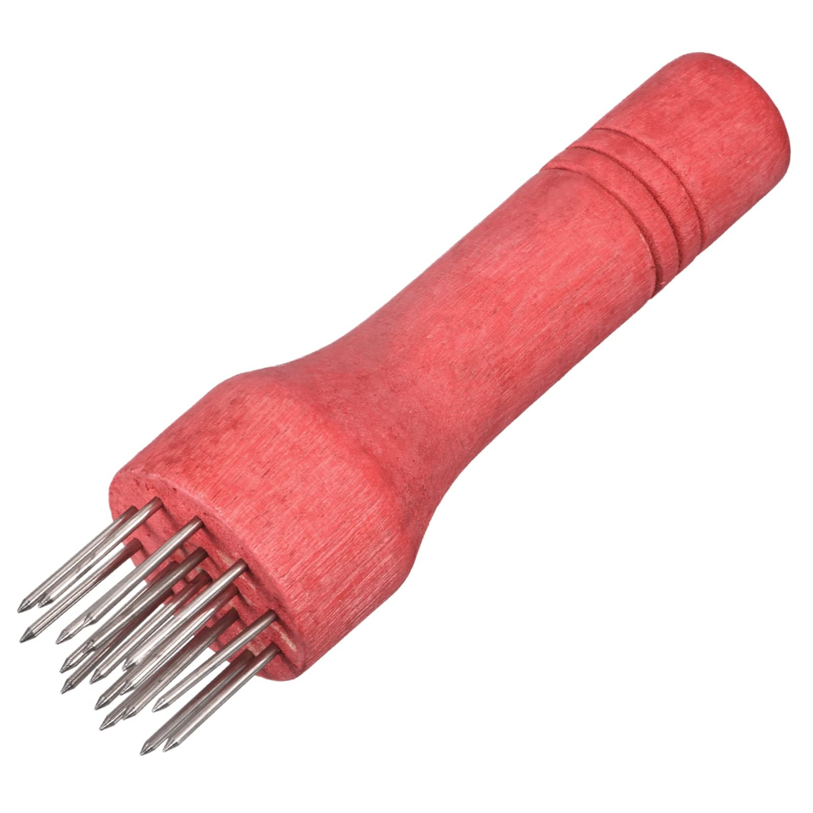 uxcell Stainless Steel Meat Tenderizer, Mallet Needle Nails Kitchen Red gallery