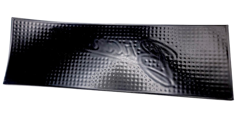 Branson Thick Rubber Bar & Kitchen Mat | Black & Gold | Easy to Clean | Non-Slip gallery