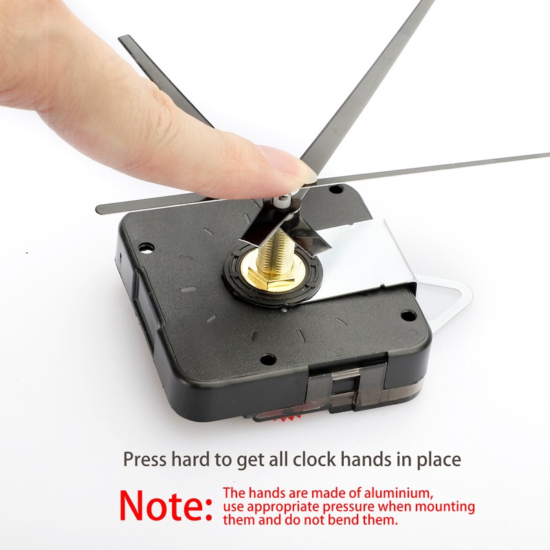 DIY Replacement Quartz Clock Movement Mechanism Hands Press Fit Repair Tool Kit gallery