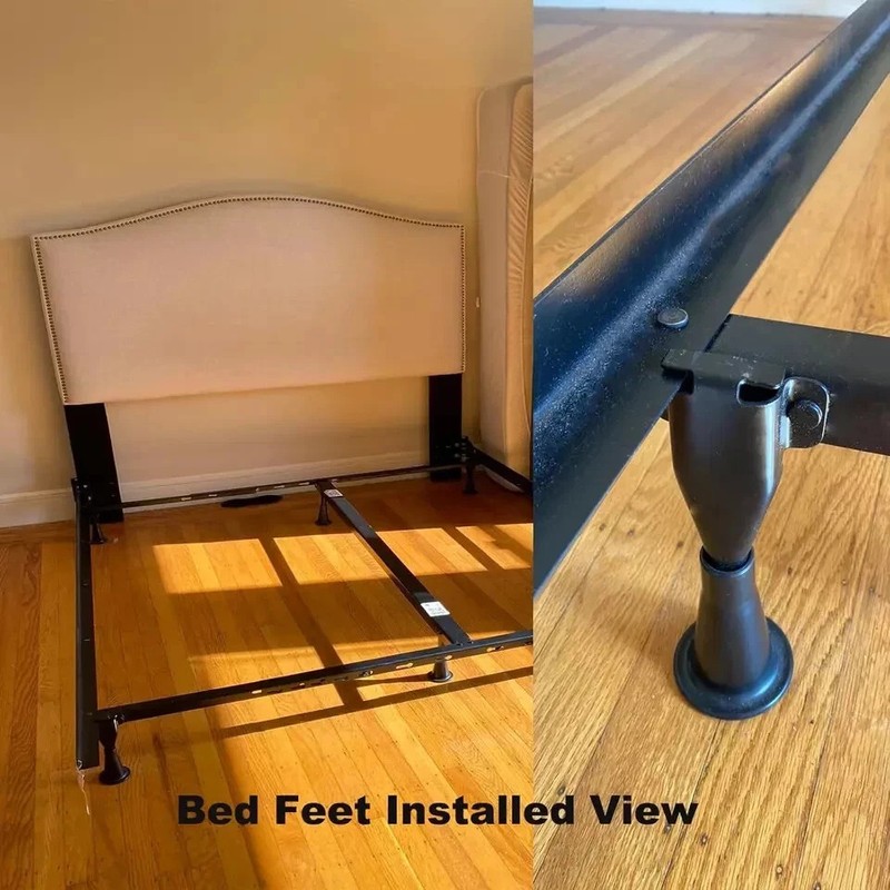 6PCS Reinforced Bed Frame Feet That Replace Wheels. Prevent Sliding. Sturdy gallery