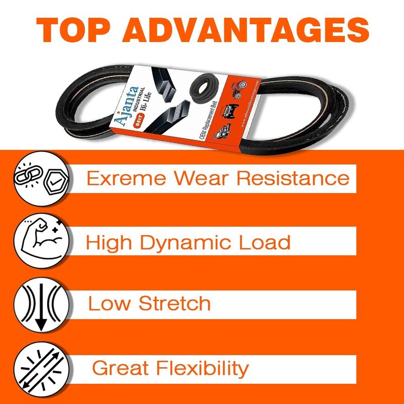 Replacement DECK BELT HUSTLER 606016 RAPTOR SD SDX 42" BIG DOG ALPHA MP 42" gallery