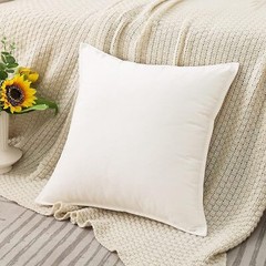 US 16“ 18” 20“ 24” Velvet Solid Cushion Cover Pillow Case Home Sofa Bed Decor