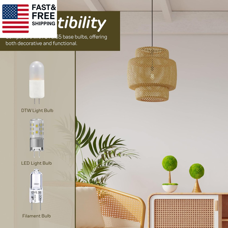 287COXLVN Freejack Pendant Socket, Chrome Nickel, Low Voltage, 50W Lamp Ma gallery