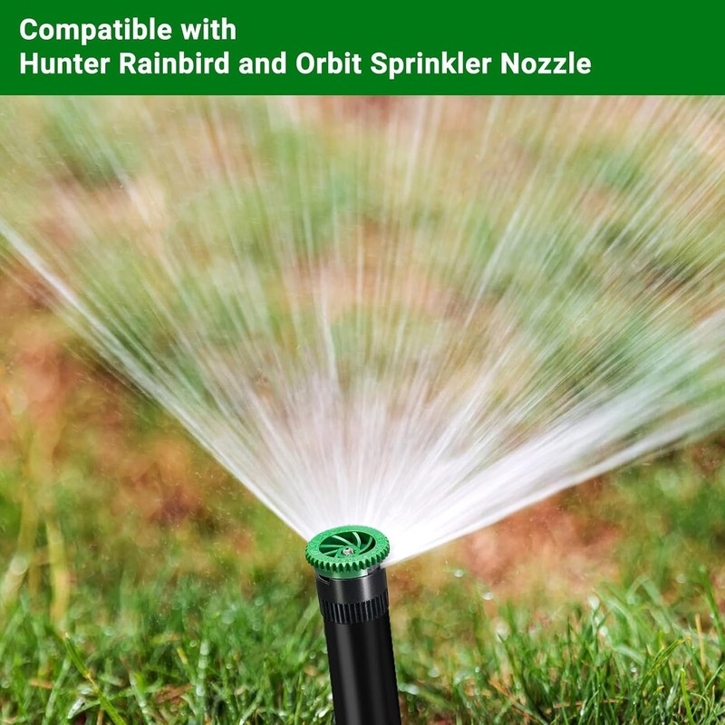 10 Pieces Variable Arc Nozzle, Pop-Up Sprinkler Heads Replacement Compatible wit gallery