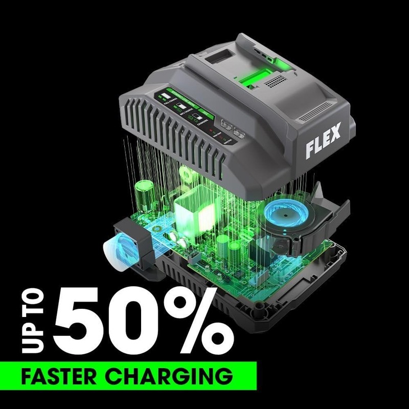 FLEX 24V 280W Lithium-Ion Battery Rapid Charger FX0421-Z gallery