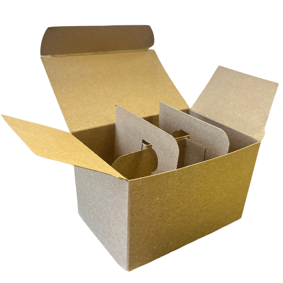 Empty 6 Compartment Box for Nail Polish Bottles - Bottles Not Included gallery